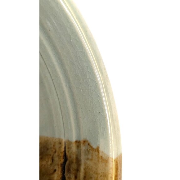 Brown's Pottery signed crock bowl drip glaze handmade Blue Ridge Mountains EUC - Picture 6 of 8